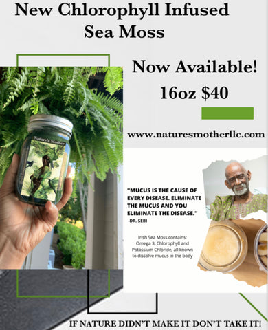 New Chlorophyll Infused Sea Moss Gel